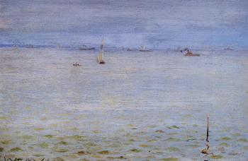 威廉 梅裡特 查斯 Seascape c1888